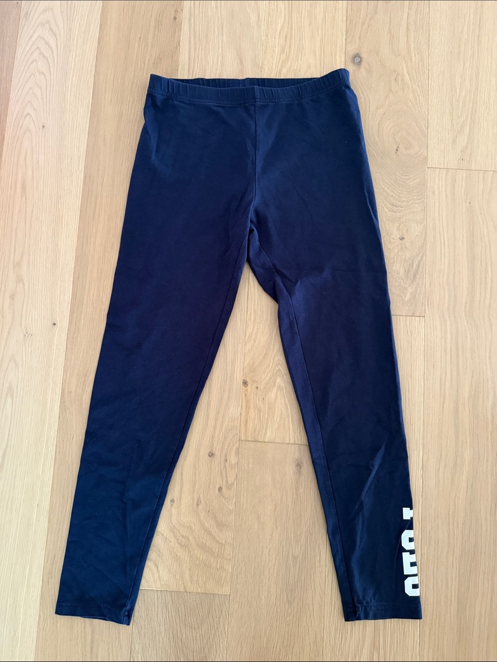 Polo by Ralph Lauren Navy Kids Leggings with Side Logo